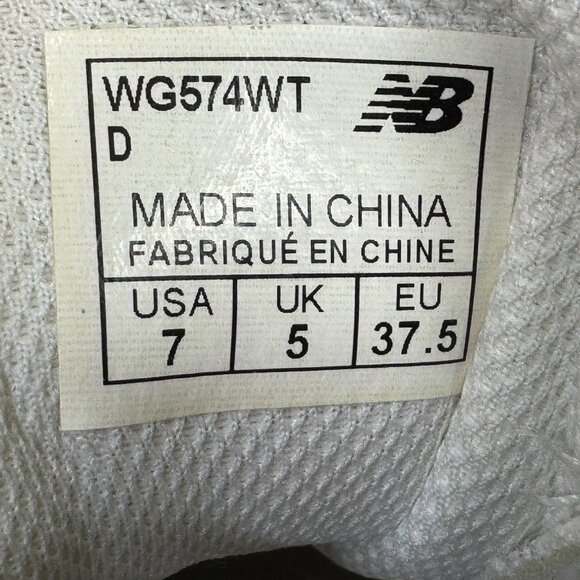 New Balance 574 v2 Greens Golf Shoes Womens 7 D White Sneakers Athletic Comfort - Picture 12 of 12